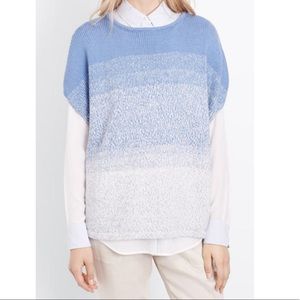 Vince Ombré Cocoon Cotton Pullover